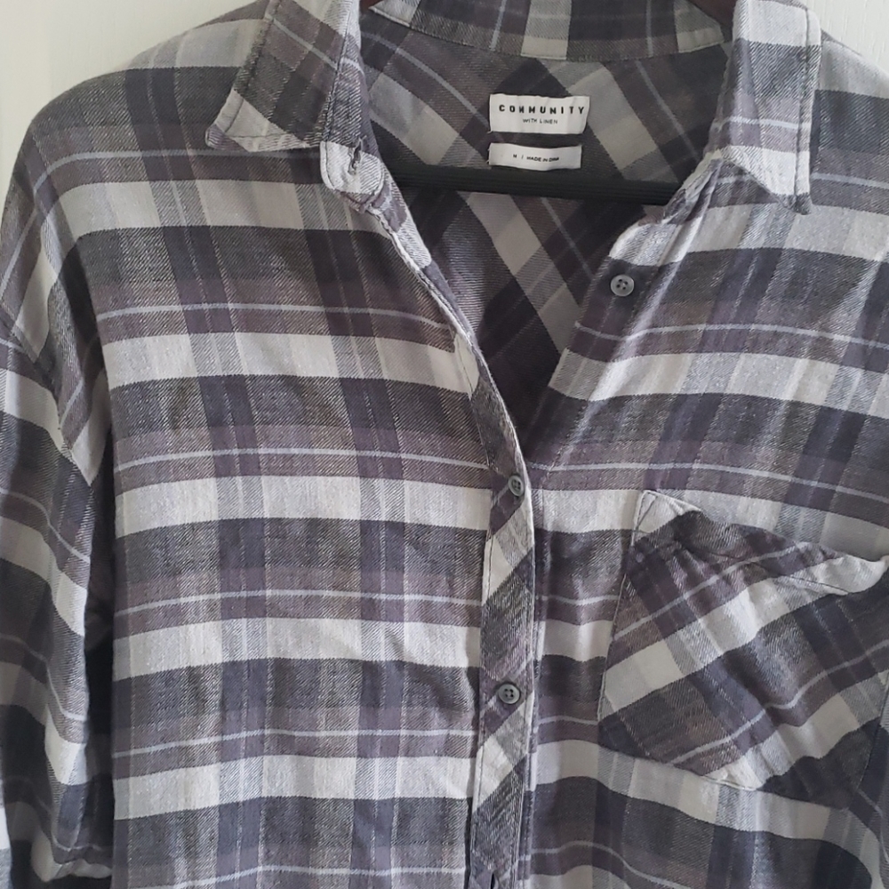 Community flannel shirt